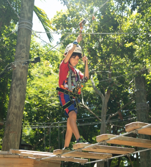 Kids fun at Treetop Trekking Miami
